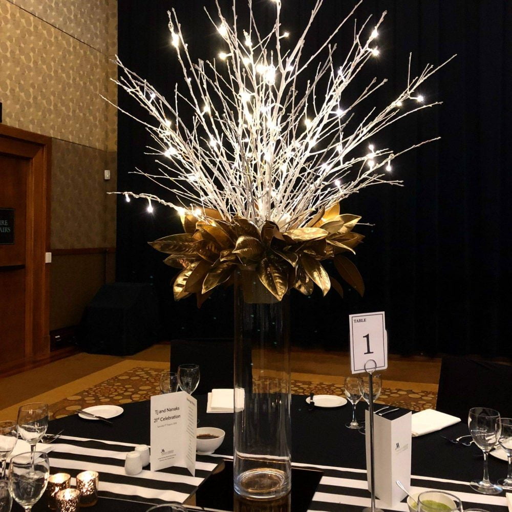 60cm Tall Cylinder Vase Adorn Event Hire Wedding And Event Hire